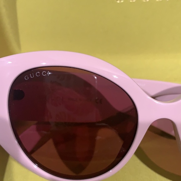 🌸NEW 💯authentic pink GUCCI WOMEN’S sunglasses 🕶 💯 authentic with box. - Picture 11 of 14